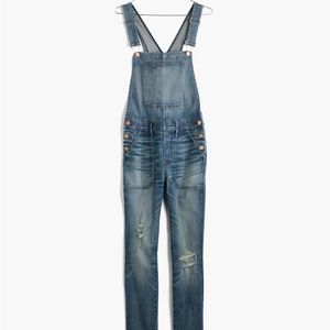 Madewell Skinny Overalls in Adrian Wash